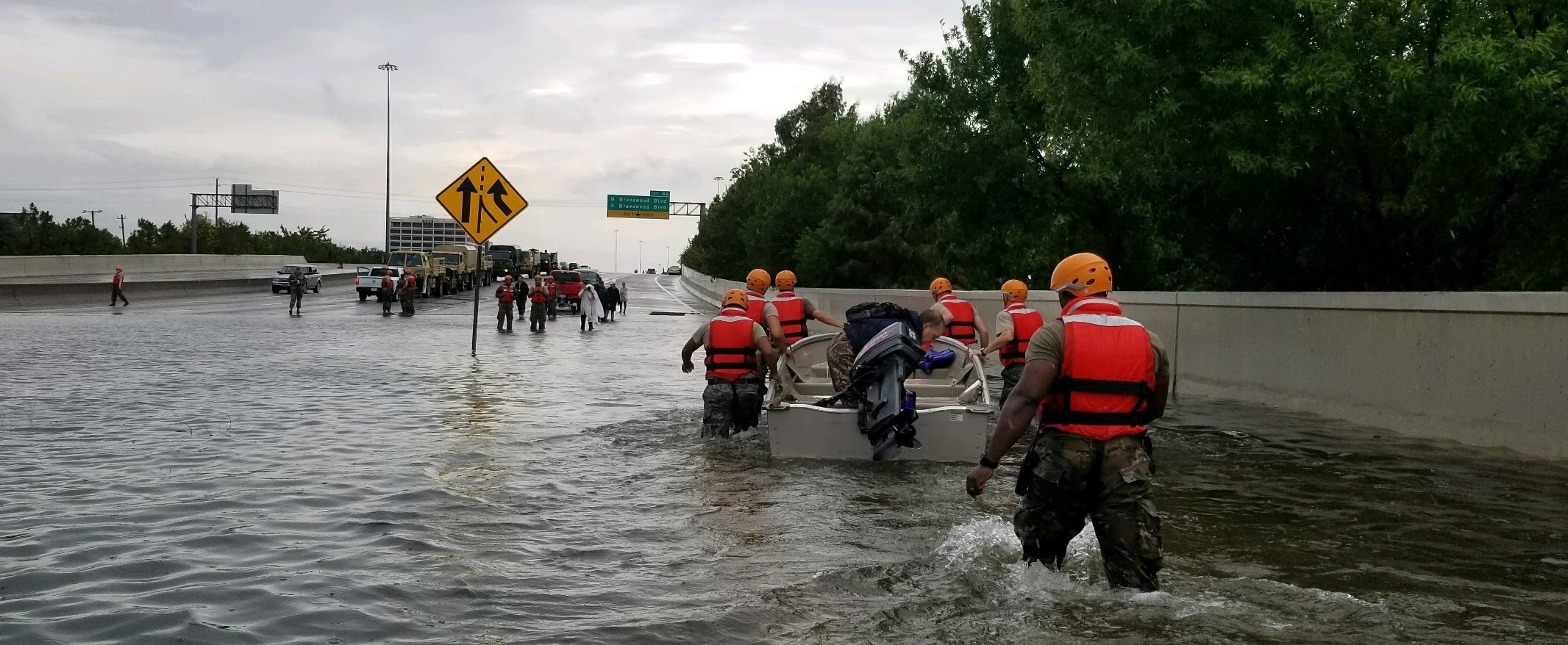 Hurricane Harvey relief underway